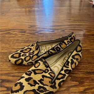 Sam Edelman Leopard Print Slip-On Flats - Women's Casual Loafers